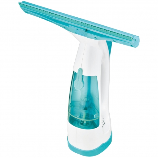 23x10x47.5 cm Blanco y Azul Compuesto Leifheit Dry/&Clean Aspirador Limpiacristales Palo